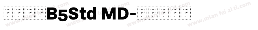 文鼎明體B5Std MD字体转换